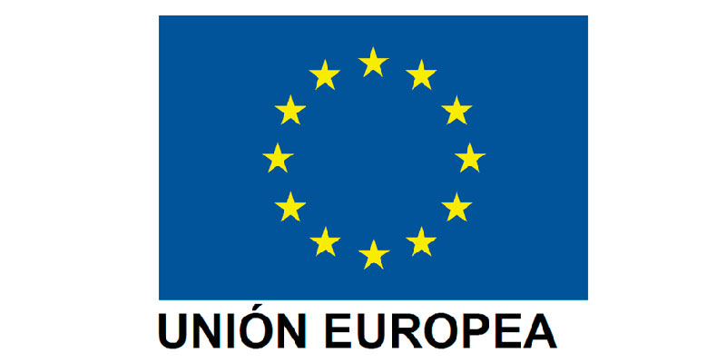 Unión Europea cofinanciación de fondos europeos FEDER